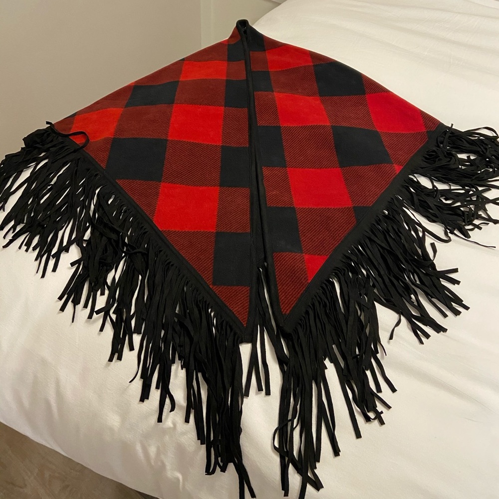 Plaid Shoulder Wrap